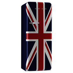 Smeg FAB28QUJ1 Fridge A++ Energy Rating, 60cm Wide, Right-Hand Hinge, Union Jack